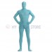 Full Body  Sky blue Lycra Spandex Bodysuit Solid Color Zentai  suit Halloween Fancy Dress Costume 